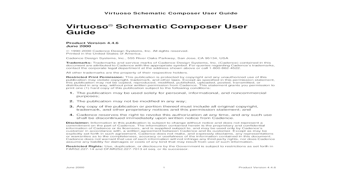 cadence virtuoso user guide